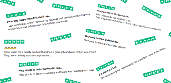 TrustPilot five star excellent reviews