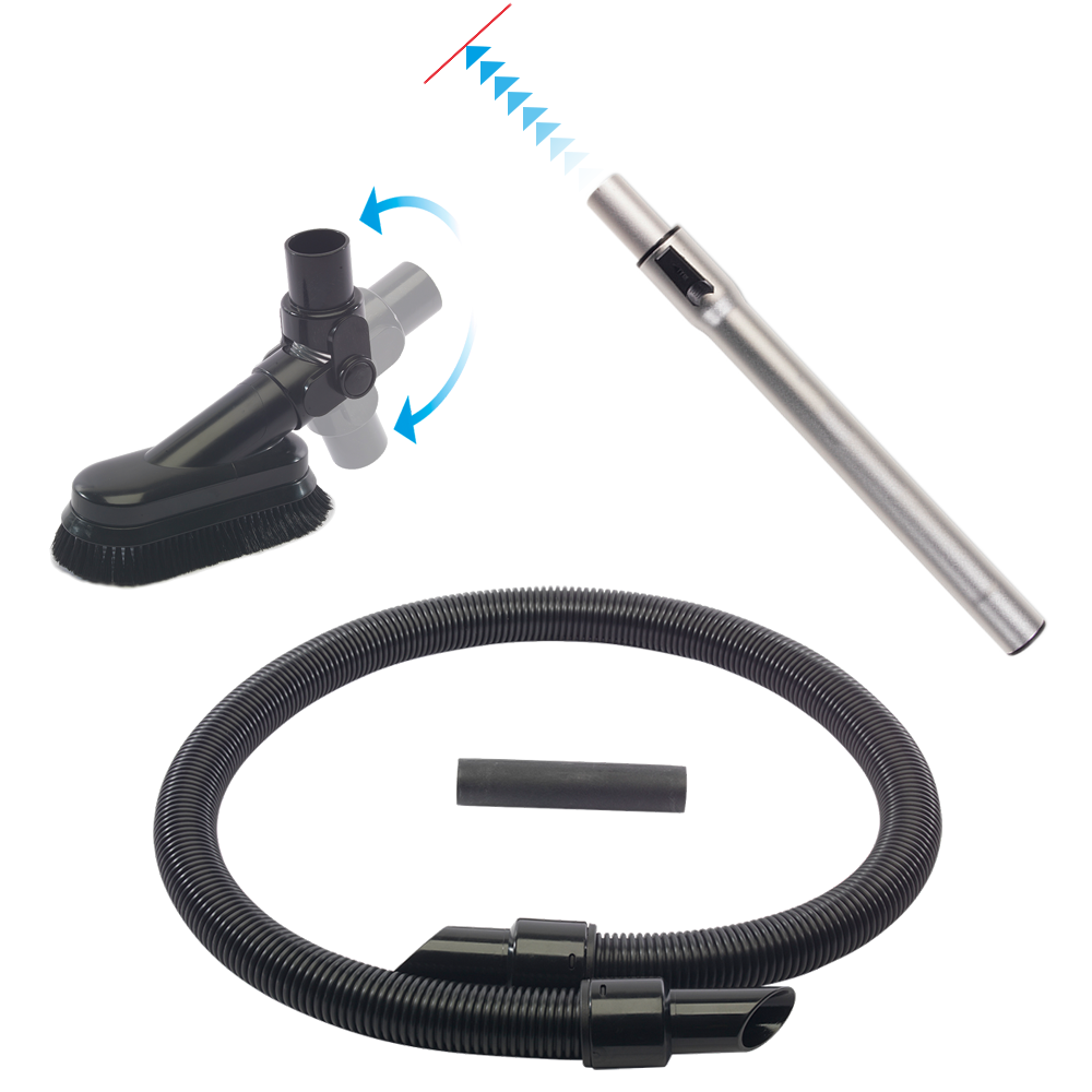 Henry ReachKit including 1.5 metre extension hose, telescopic tube wand and Multi Angle Tool